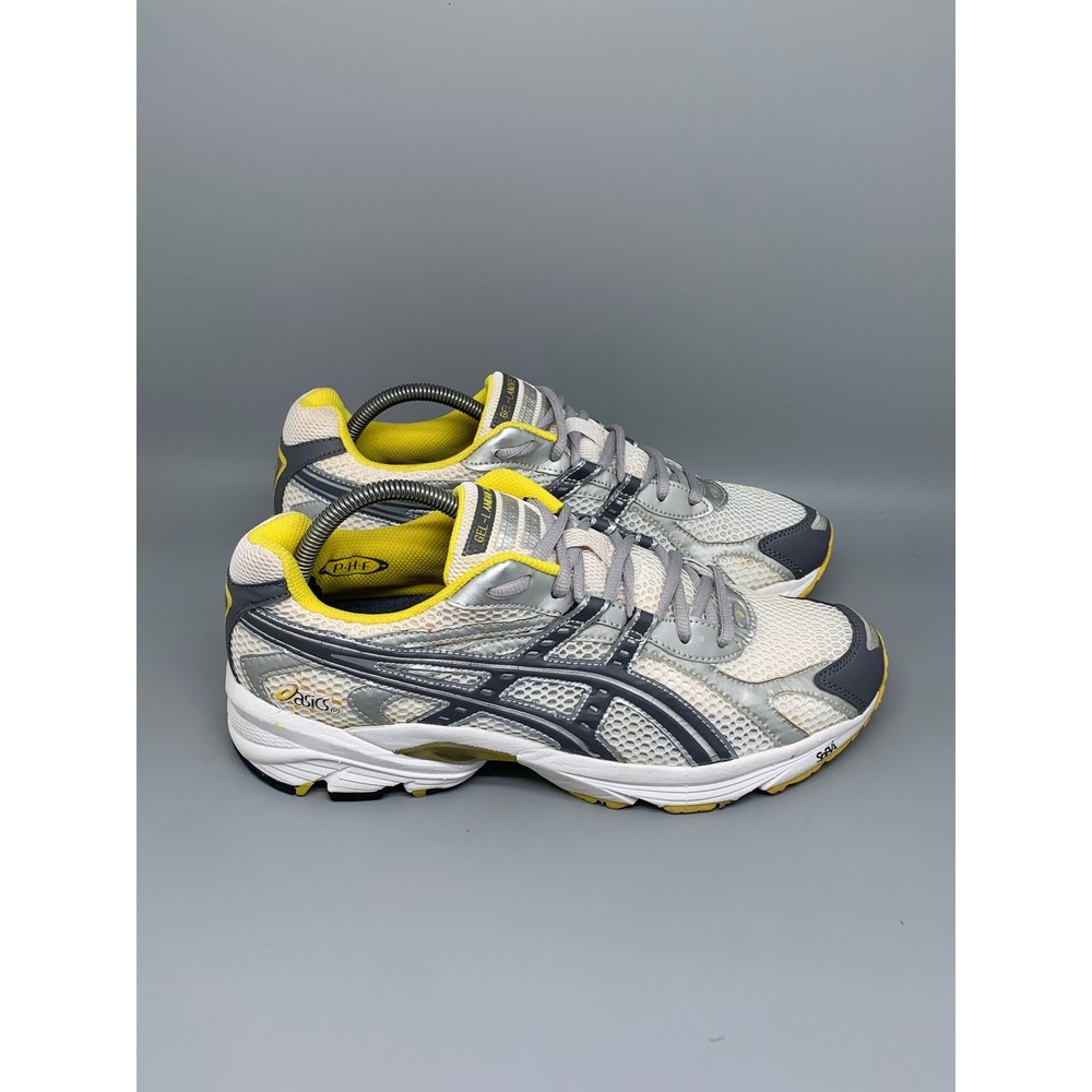 Asics Gel-Landreth Silver Yellow Running Shoes TN534 Men's Sz 10.5